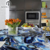Decor blue agate stone wall chinese supplier gemstone countertop