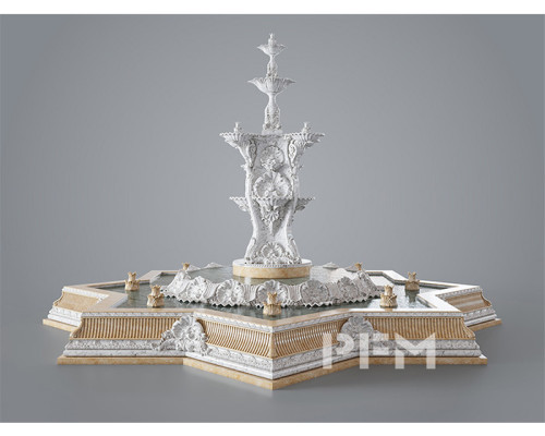 How PFM build up a huge fountain  ?