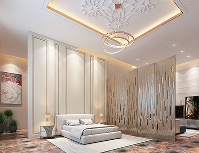 Doha Modern Palace bedroom design