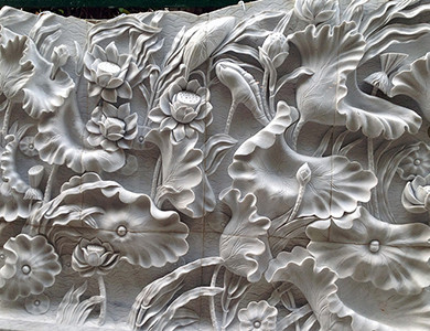 Beverly Hills Vol.1 hand carved marble wall fountain