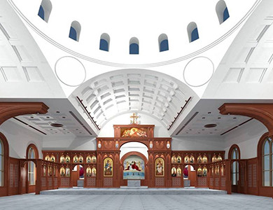 Coptic Orthodox Church 3D design