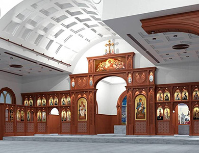 Coptic Orthodox Church 3D design