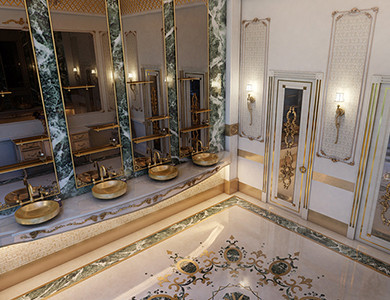 Baño privado del Palacio y Majlis