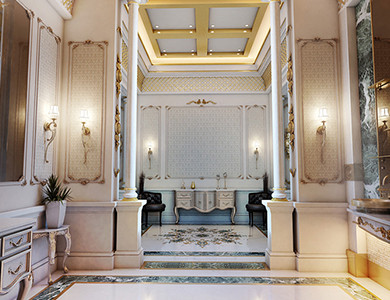 Diseño de baño privado Palace y Majlis