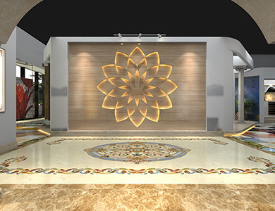 Riyadh Showroom lobby design