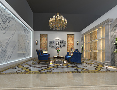 Riyadh Showroom reception room design