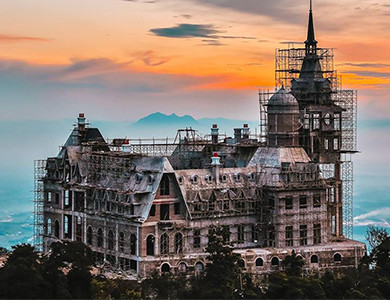 Tam Dao Castle before installation