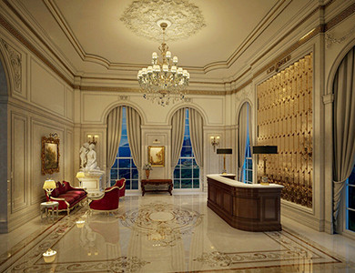 Tam Dao Castle lobby design