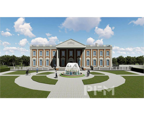 3D rendering villa exterior and landscape design for our Australian customer