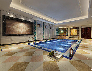 Tajikistan Private Villa Luxury interior 3D design