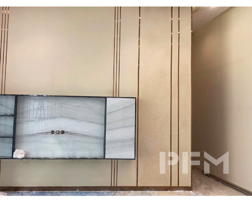 Villa Diatom Mud Wall Painting Work