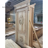 China Factory Interior Room Carving Wooden Door Natural Solid Wood Door