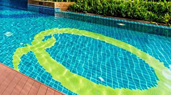 PFM swimming pool glass mosaic