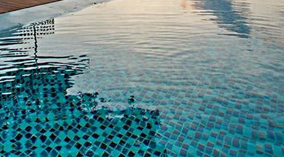 PFM swimming pool glass mosaic