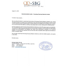 PFM's project work has been highly recognized by QD-SBG