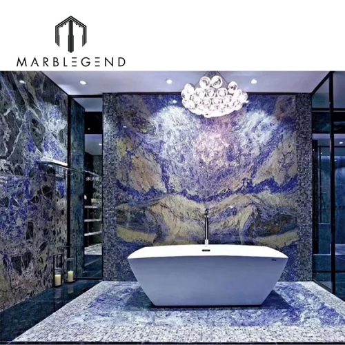 PFM Bolivian Blue Granite Luxury Natural Stone for Background Wall Panel