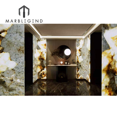 Custom Brazil Backlit Patagonia Granite Luxury Stone for Villa Wal