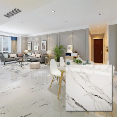 Luxury Decoration Material Classical Carrara White Marble for Interior Villa