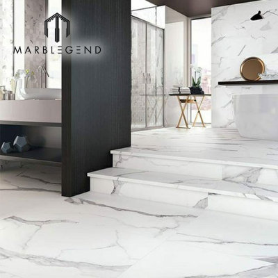 Classical Carrara White Marble Natural Stone for Interior Villa