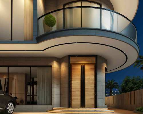 Achieve almost 100 % effect for Villa design