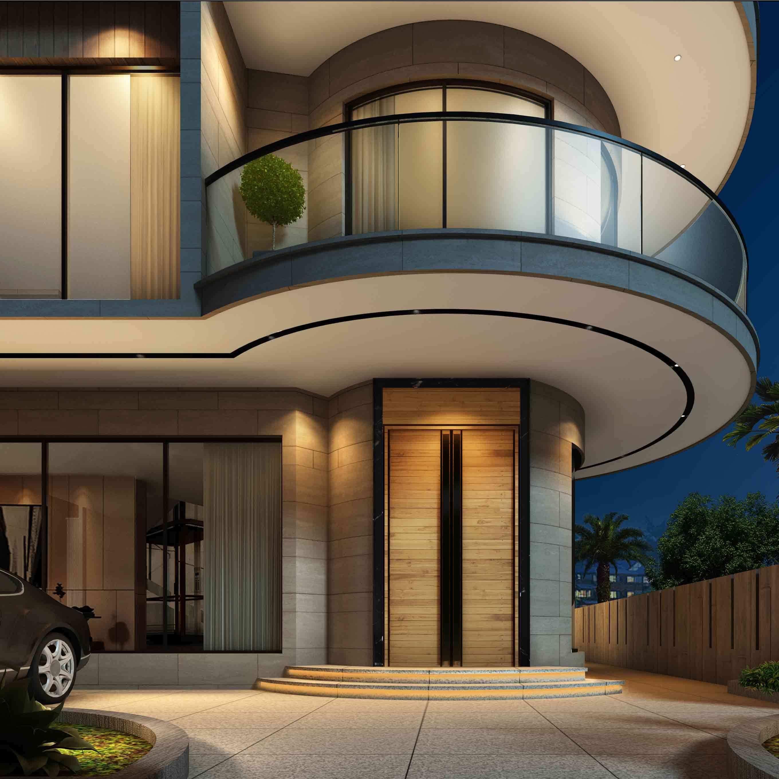 Achieve almost 100 % effect for Villa design