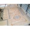 PFM custom water jet marble inlay patern for villa flooring