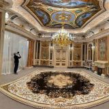 定制内部水喷黑色大理石圆奖章地板设计的别墅188金宝傅体育
