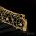 antique style gold color brass stair railing for villa