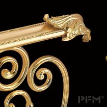 gold color luxurious brass baluster for villa project