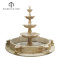 PFM customized classic hand carving beige marble outdoor water fountain for garden