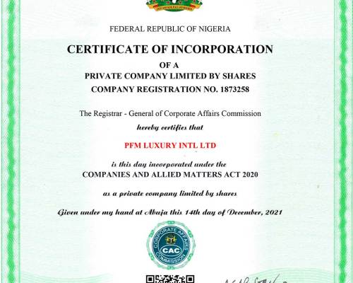 PFM has established 6 oversea warehouses in Nigeria