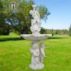 Best price China marble fountain sculptures suppliers custom Italy marble statue fountain for garden