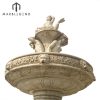 villa decorative outdoor garden statue white marble water fountain