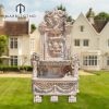 top rated China Marble hand carving lion garden water fountain sunset marble lions head wall fountain