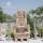 top rated China Marble hand carving lion garden water fountain sunset marble lions head wall fountain