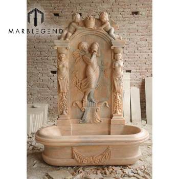 carving marble garden water fountain manufacturers wholesale indoor or outdoor marble wall  fountain