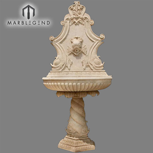 carving marble garden water fountain manufacturers wholesale indoor or outdoor marble wall  fountain