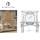 Fireplace manufacturer customize antique Louis XV double beige marble fireplace surround for indoor decor