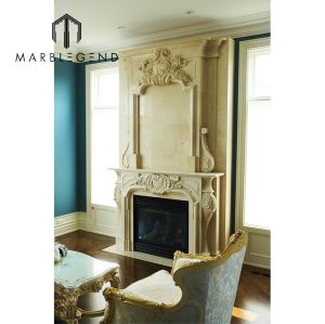 China double marble fireplace price antique Louis XV marble fireplace surround