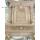 hand carved classic double fireplace beige marble fireplace mantel for indoor decor