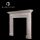 decoratived indoor modern white marble fireplace surround for living room