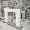 factory fireplace price indoor modern carrara white marble fireplace mantel for villa deocr