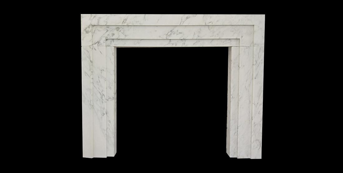  carrara white marble fireplace mantel