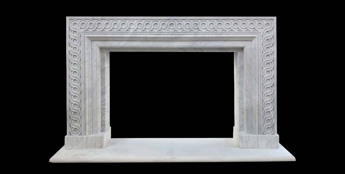 indoor decoratived modern marble fireplace