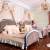 custom luxury royal furniture large king bedroom sets classic style livingroom violet solid wooden furniture set