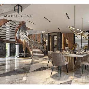 Nigeria Modern Luxury Villa Project Living Room Bathroom Interior Design Service