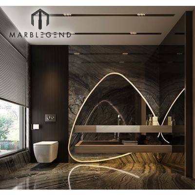Luxurious Modern Villa Project 3D Rendering Interior Design Service Marble Interior Wall Floor Decor