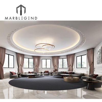 modern luxury apartment interior design white marble flooring decor service