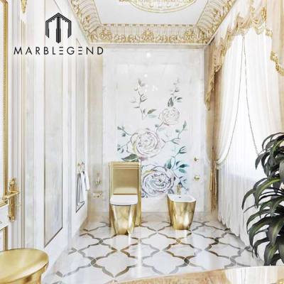 Chechnya royal luxury villa living room interior design project service