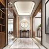 custom house luxury style interior design modern natural marble wood floor decor
